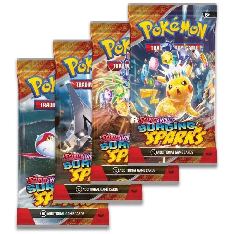 Surging Sparks Pokemon Single Pack (Styles May Vary)