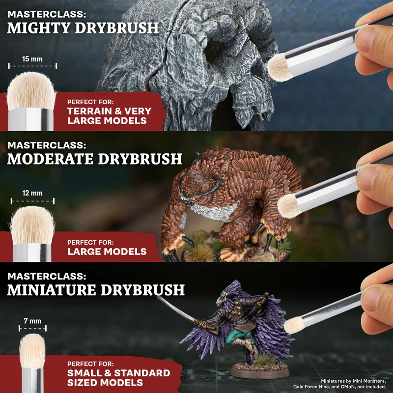 The Army Painter: Masterclass Drybrush Brush Set - Image 2