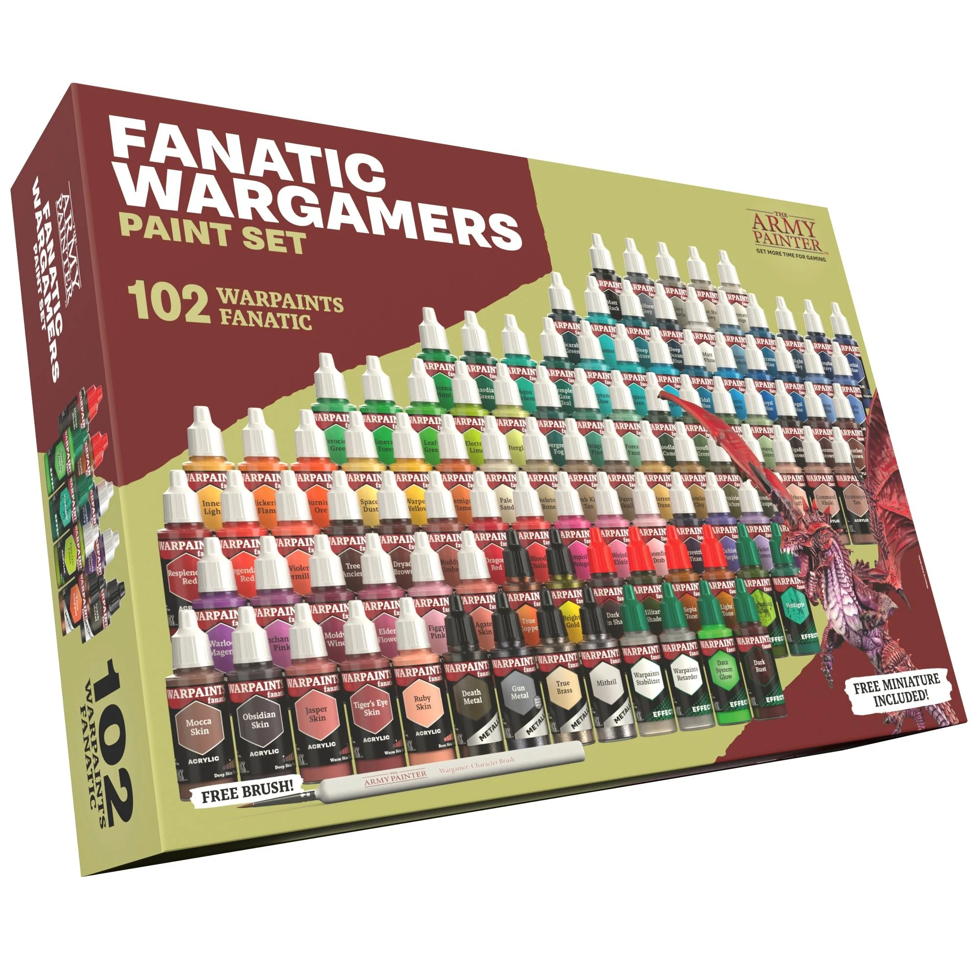 The Army Painter: Warpaints Fanatic Wargamers Paint Set (102)