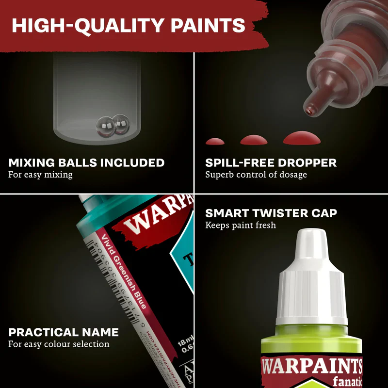The Army Painter: Warpaints Fanatic Wargamers Paint Set (102) - Image 4
