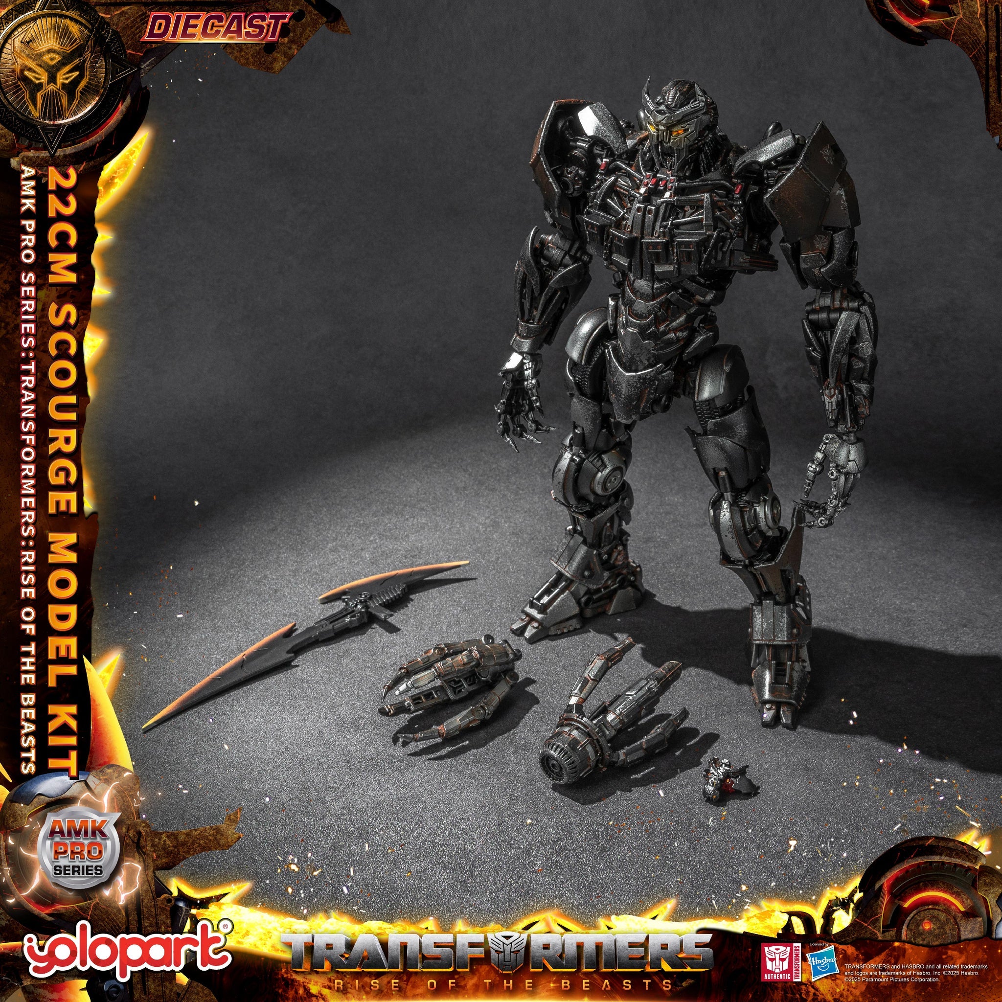 Transformers Rise of the Beasts: Scrouge Diecast Model Kit - Image 2