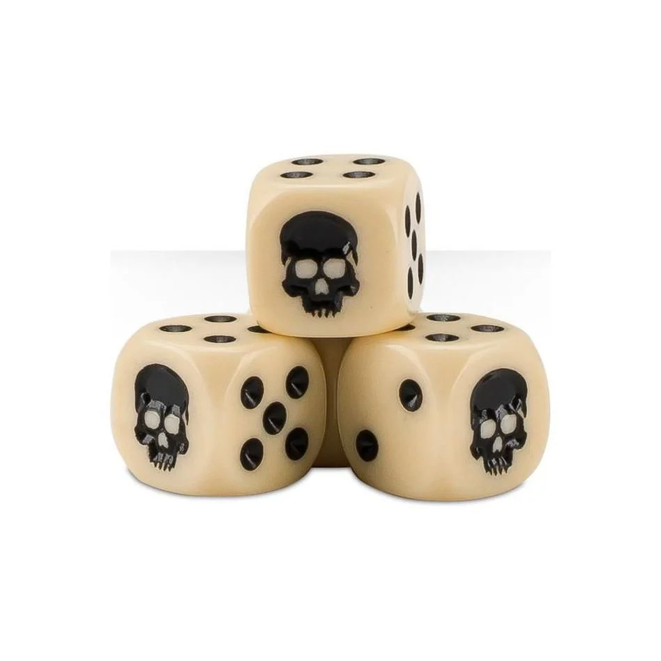 Warhammer 40000 Dice Set Cube Bone - Image 2