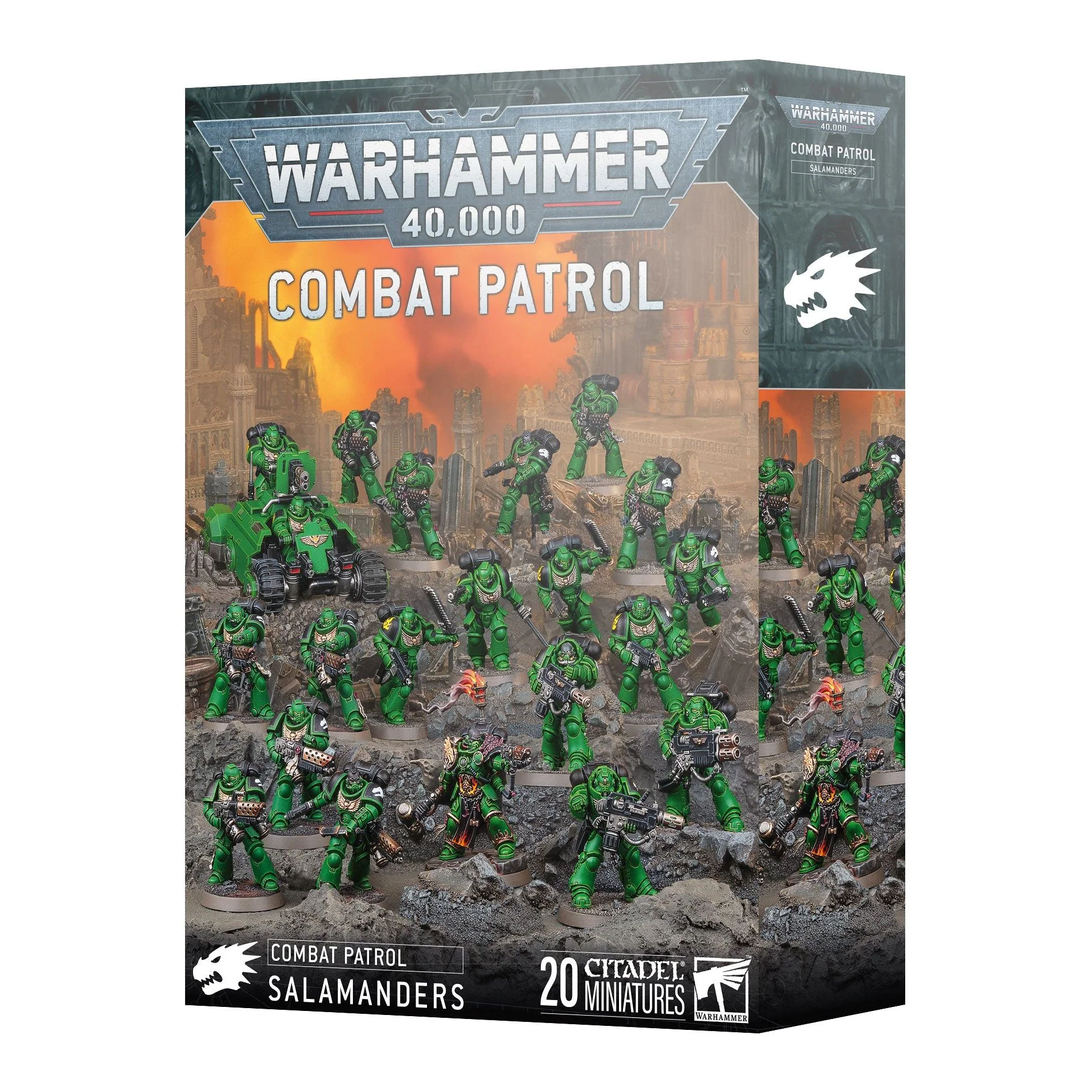 Warhammer 40K Combat Patrol: Salamanders – Space Marines Army Set