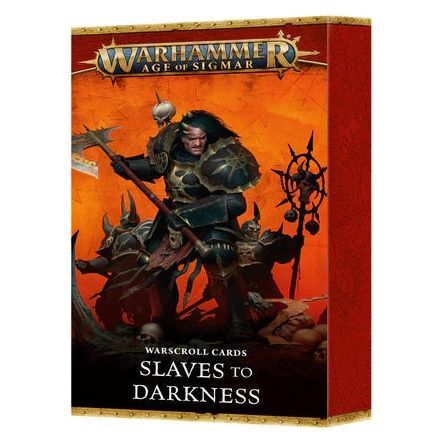 Warhammer AOS Warscroll Cards Slaves To Darkness 4th Edition